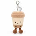 Happy Bubble Tea Plush Keychain