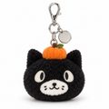 Pumpkin Cat Plush Keychain