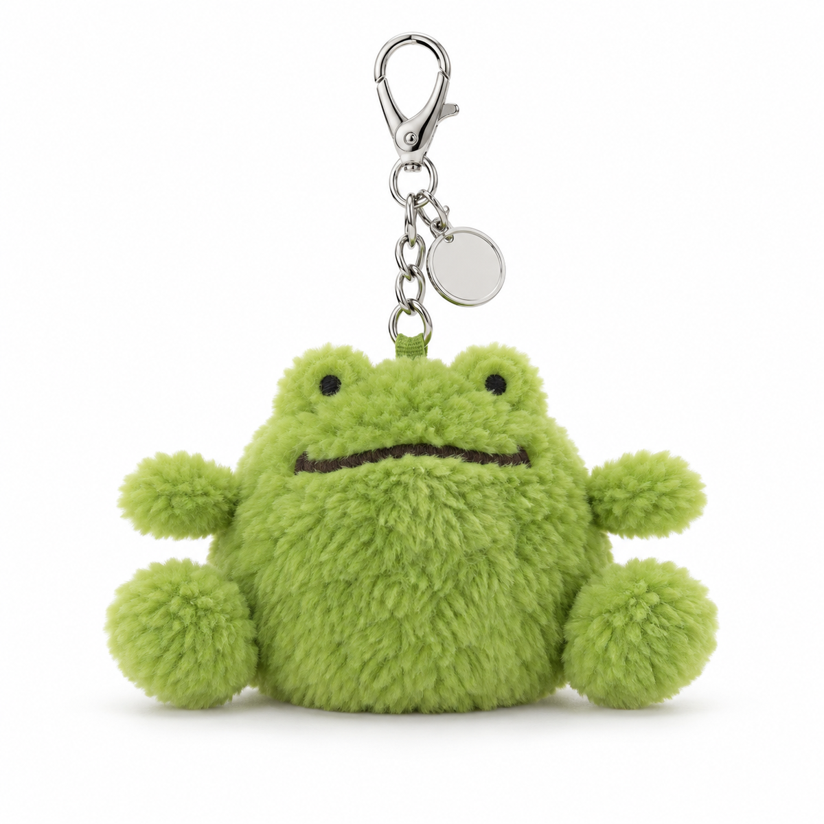 Little Green Frog Plush Keychain