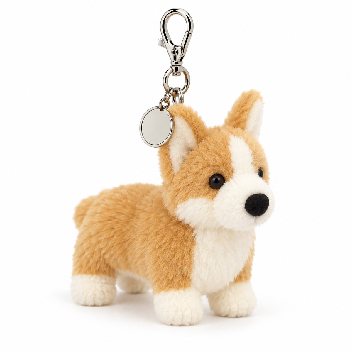 Little Corgi Plush Keychain